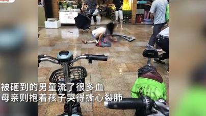 高空墜物砸中幼童 小區高空窗戶墜落砸中幼童
