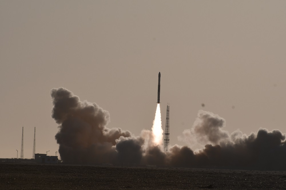 快舟一號發射成功 將完成我國首次星箭空空鏈路對接驗證試驗